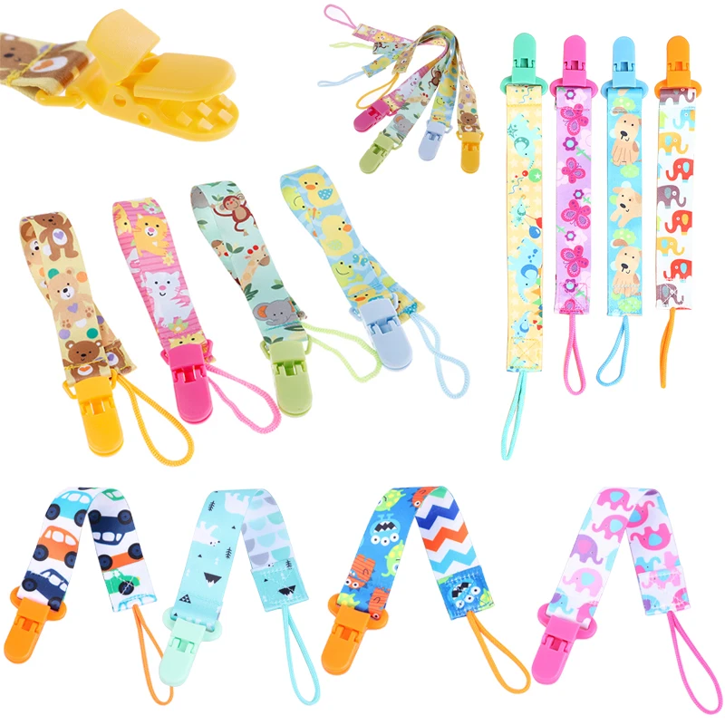 The New Baby Pacifier Clip Chain Dummy Holder For Nipples Children Pacifier Clips Pacifier Holder Adjustable Holder for Nipples