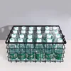 1 PC Black Iron Storage Basket Storage Basket Multifunctional Wire Mesh Desktop Storage Organizer for Home Wicker Supplies 2