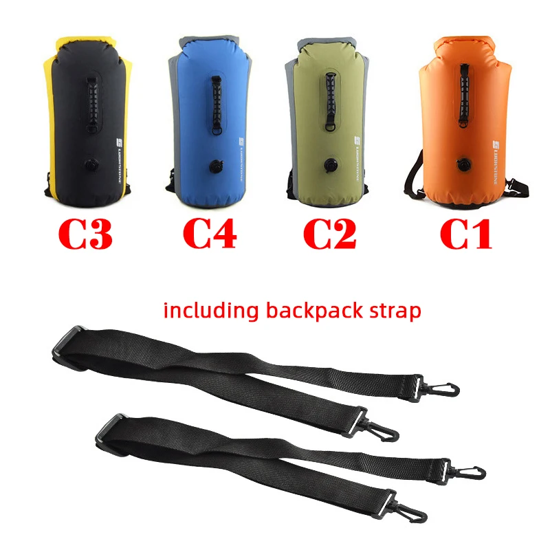 25-60L Professional IPX7 Waterproof Swimming Bag Backpack Inflatable Snorkeling Rafting Drifting Diving Dry Bag Floating Sack 5