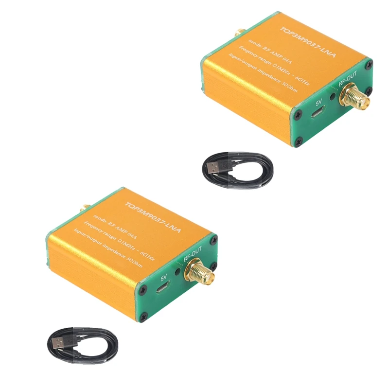 

Low Noise Amplifier 100K-6Ghz Full Band 20DB LNA RF Power Preamplifier Professional Software Defined Radio