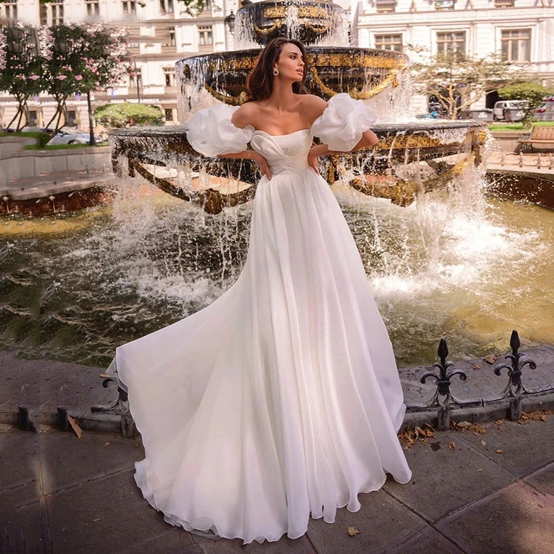 Vestito Principessa Per Bambine Spalle Scoperte Con Paillettes - Lungo, Linea A, Per Matrimoni, Compleanni E Feste Eleganti