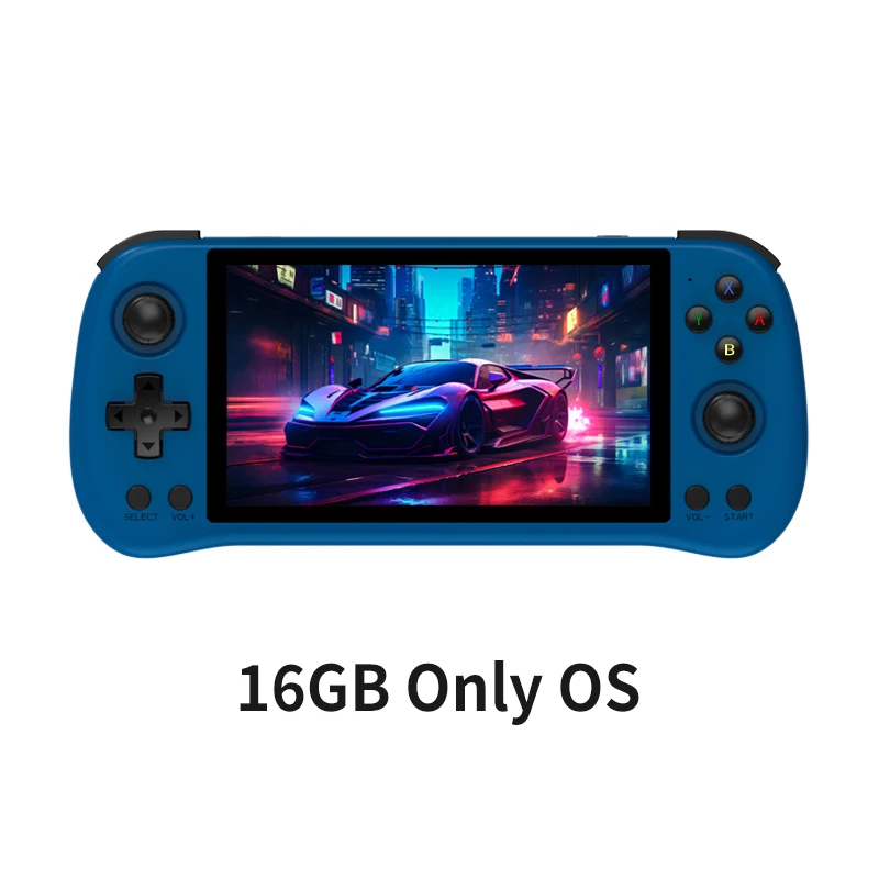 POWKIDDY New X55 V2 Black JELOS System Portable Game Console