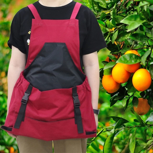 Tartós Kerti Kötény Állítható Gyümölcskertészeti Zsebekkel Nőknek, Kiváló - Image 5
