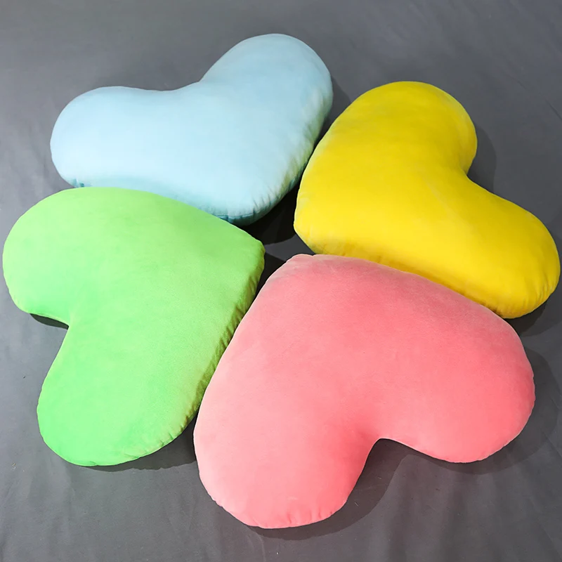 Colorful Hearts Plush Pillow Stuffed Decor Sofa Chair Seat Cushion Red Yellow Pink Green Blue Wedding Valentines' Day Lady Git 5