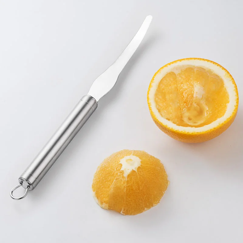 Stainless Steel Orange Peeler Orange grapefruit knife Multipurpose Citrus Lemon Cutter Grapefruit Meat Picker Kitchen Tool