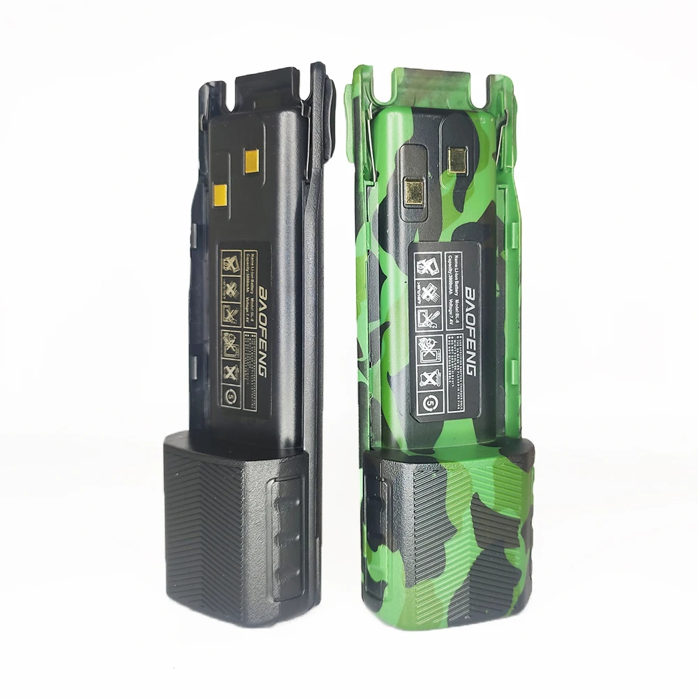 Baofeng Walkie Talkie UV-82 Enlarge Battery 3800mAh Li-ion Battery Black Camouflage Support USB Cable Charging For UV82 Radios 4