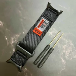 Nylon Fashion Watch Band Bracelet Replacement Wristband with Rubber Accessories Belt - Suunto Core (Black 01)