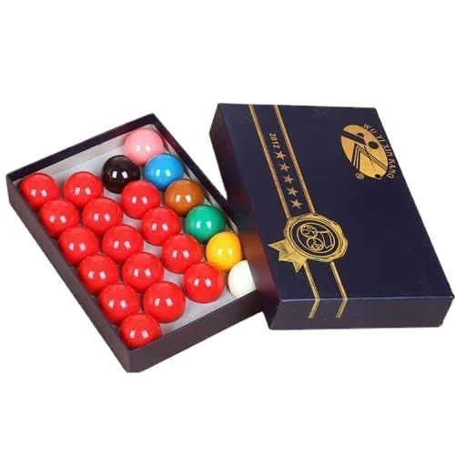 High Quality 8A Grade 52.5mm Crystal Snooker Ball Set with 22 Pieces/box
