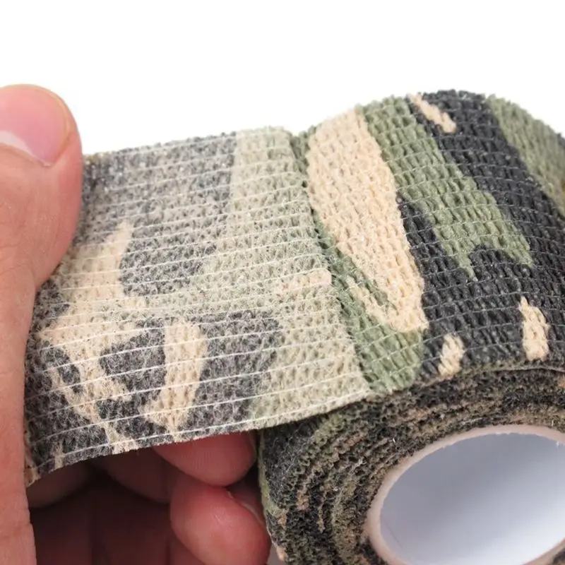 Self-Adhesive Camouflage Stretch Sports Accessories New 1 Roll Kinesiology Muscle Care Fitness Athletic Safety Sport Health Tape