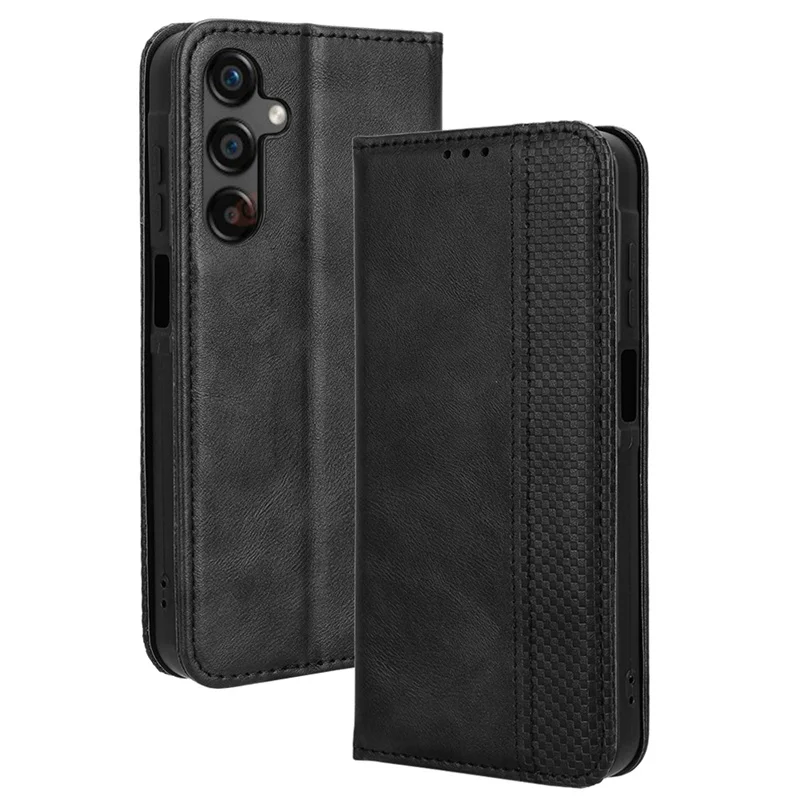 Per Samsung Galaxy A25 5G Custodia Lussuosa Custodia Protettiva Magnetica Retrò In Pelle Per Samsung A25 A 25 Galaxya25 5G Borse Per Telefono