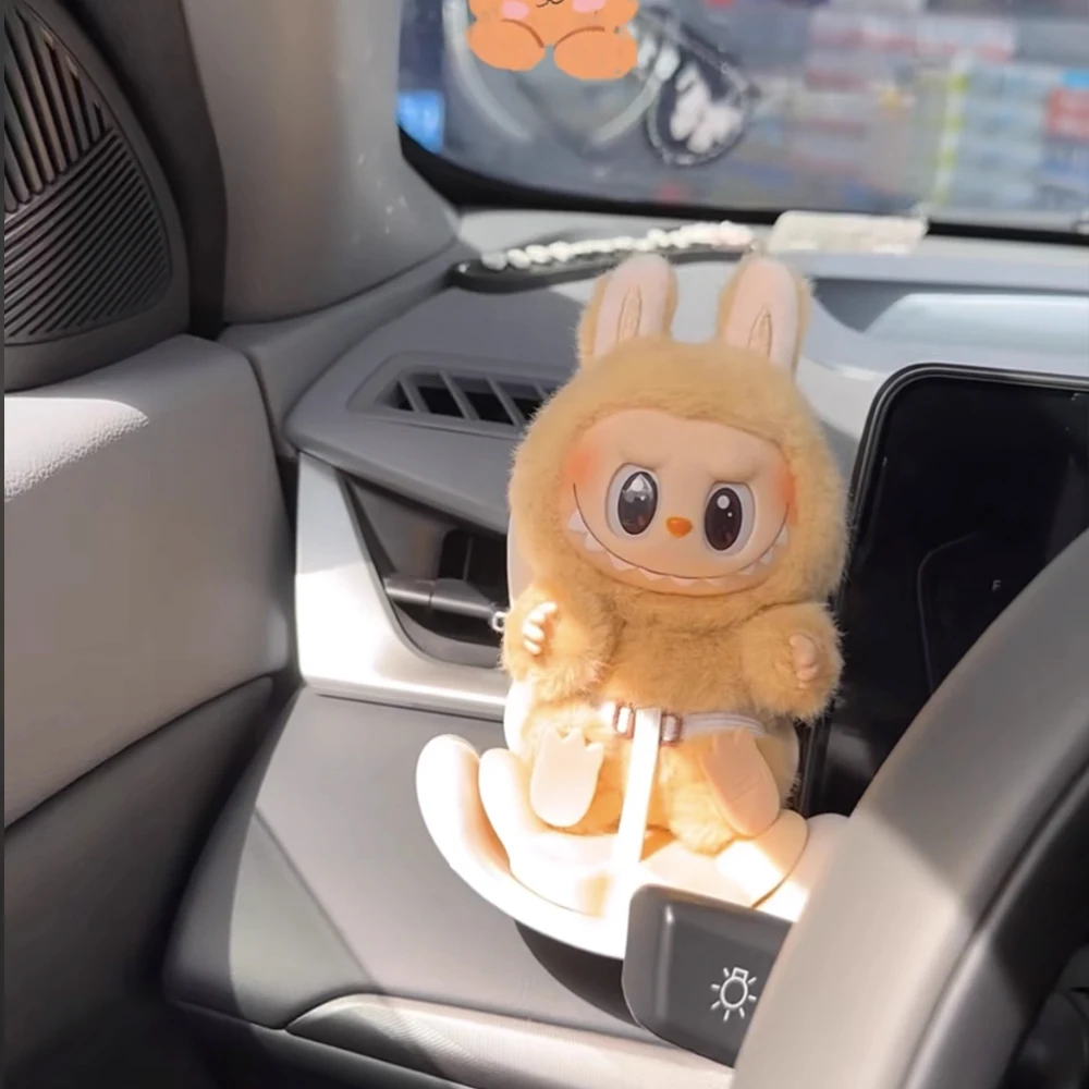 🪑 Labubu Doll Car Safety Seat – Adorable Plush Travel Companion