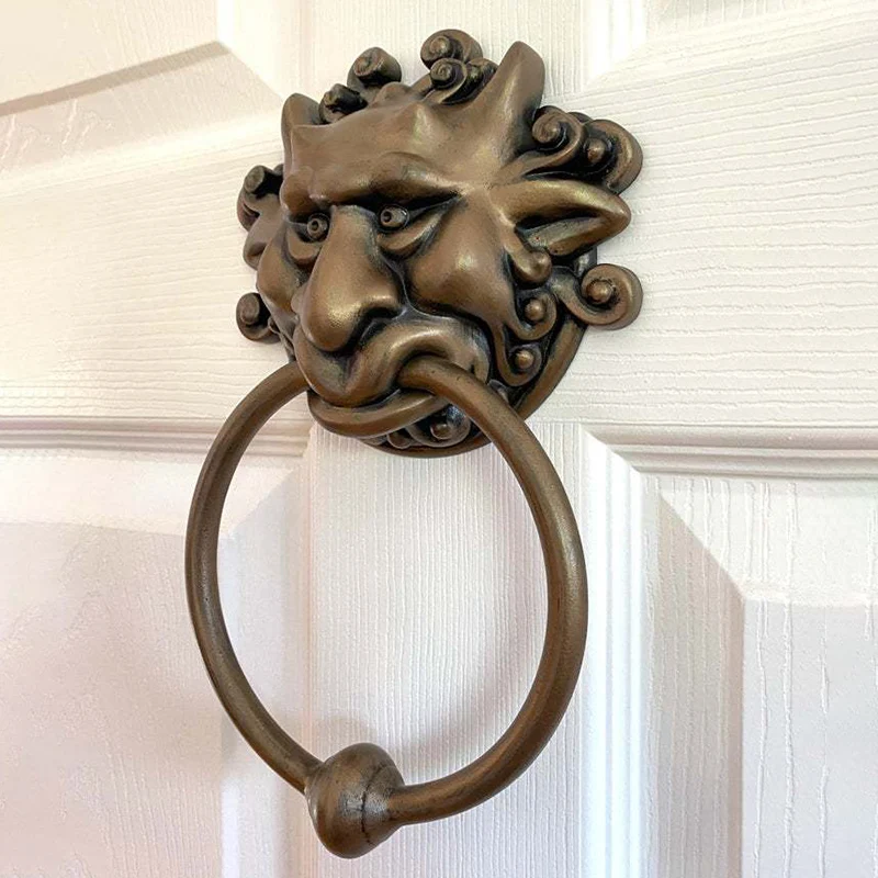 Description Picture 2 of itemDoor Knocker Vintage Vivid Resin Dragon Wall Hanging Door Handle Door Decor Mouth Gate Handle Ring For Any Door
