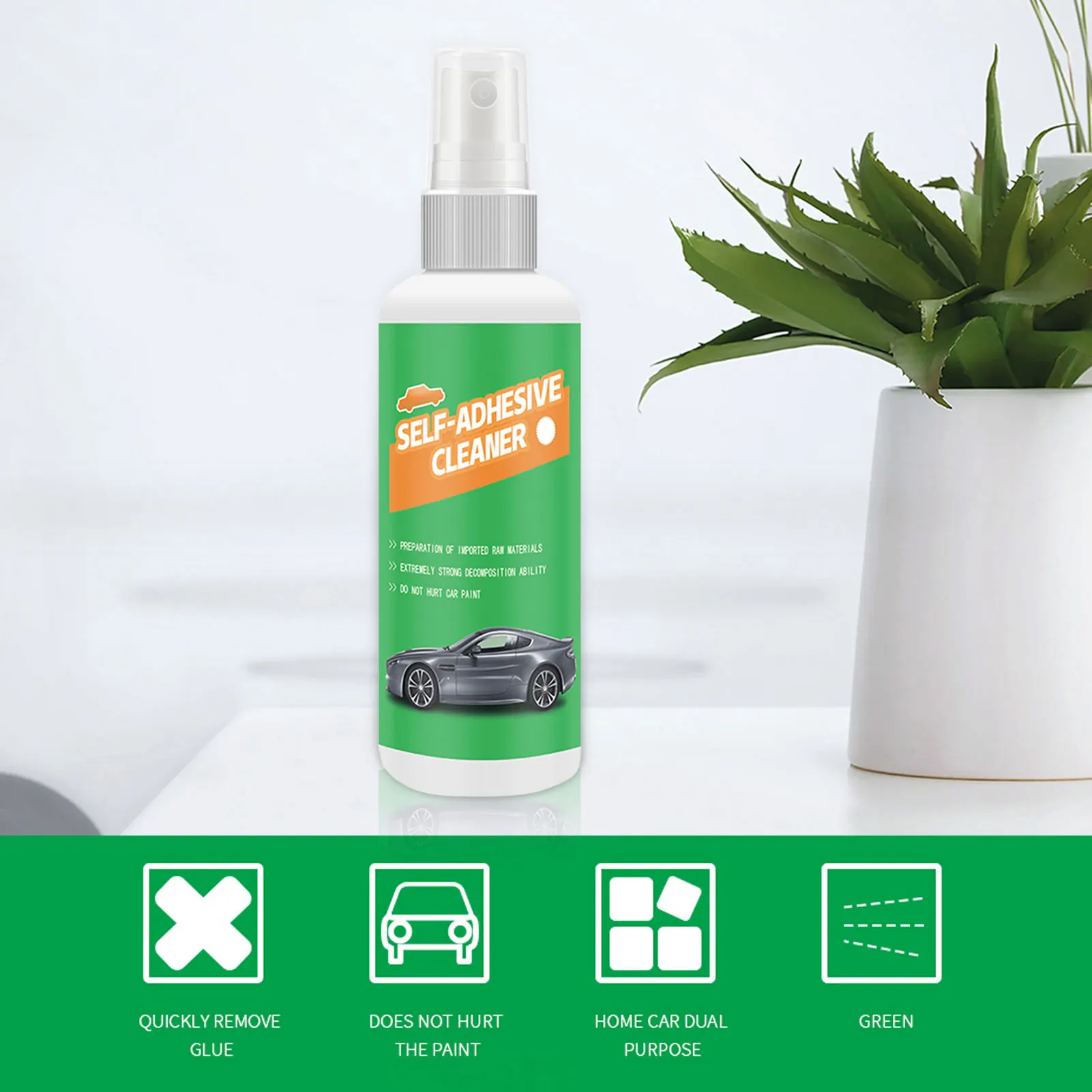 Stickers And Labels Remover Auto Adhesive Sticker Remover Sticky Stains Remover With Scraper All Purpose Cleaner For Car Home