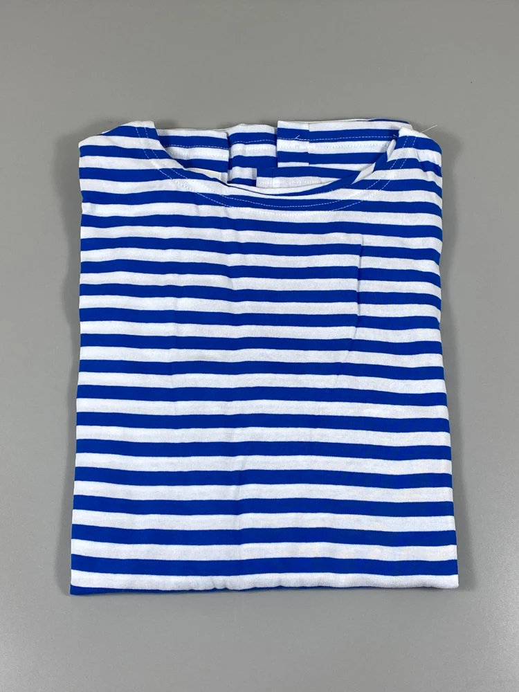 Russische Armee Langarm T-Shirt Meer Trikot Himmelblau – Detail 4