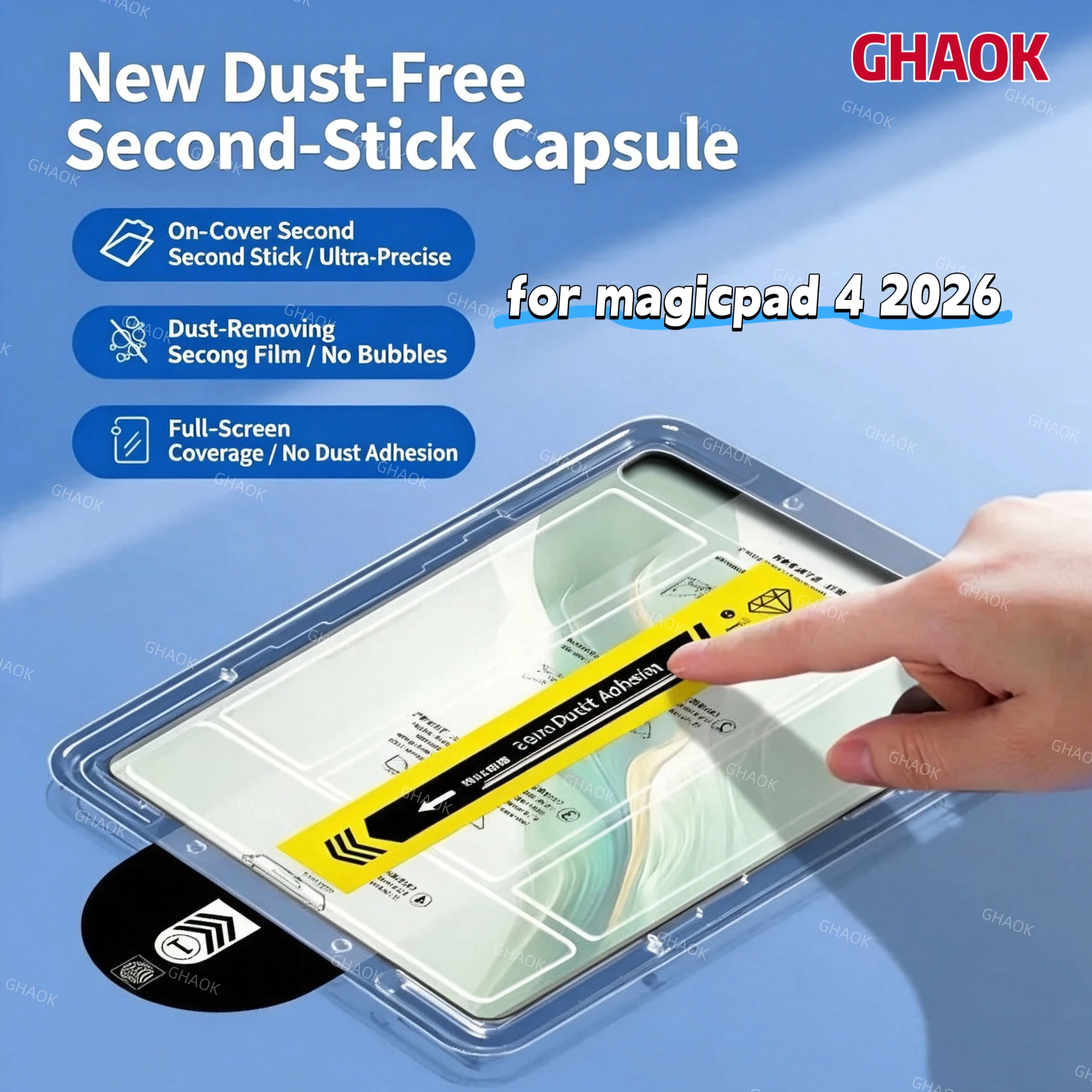 Premium Tempered Glass Screen Protector - Easy Install Flat Glass Film