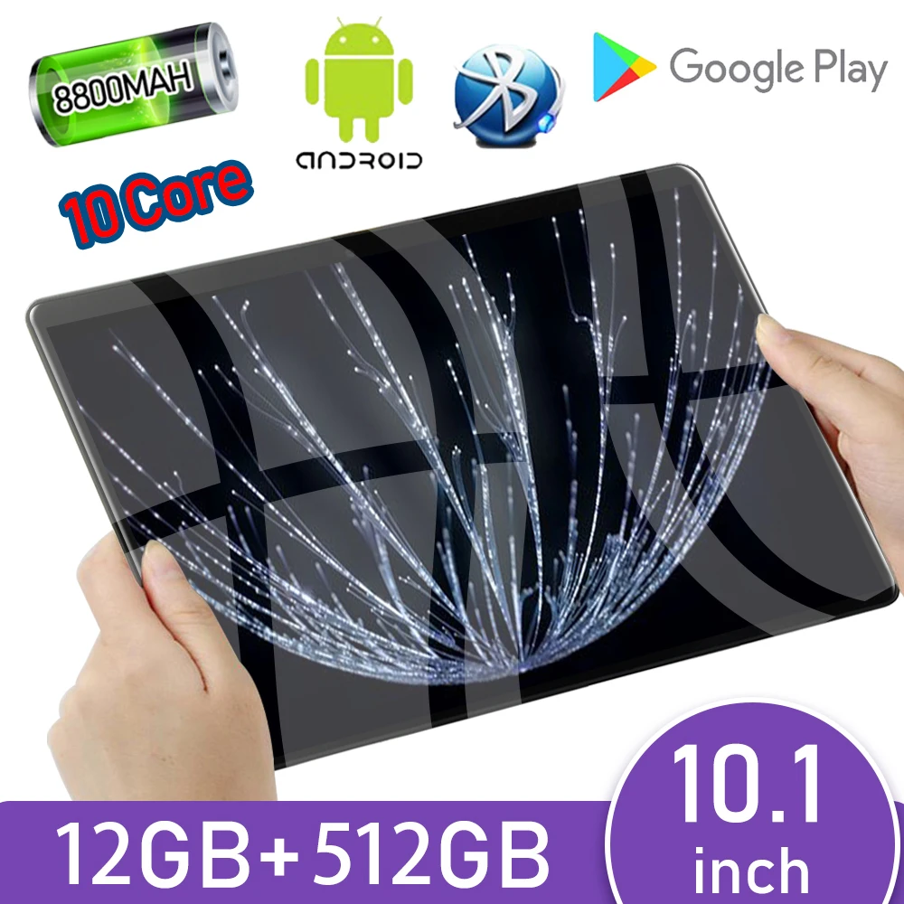 best samsung tablet Laptop Dual SIM Tablet Android Global Version Notebook WPS Office 5G 12GB 512GB 4G LTE Pad Mini Google Play 8800mAh Computer best cheap tablet