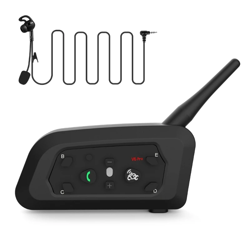

Long Ranges Motorbike Interphone Motorcycle Intercom Headset with 5km Distance R2LC