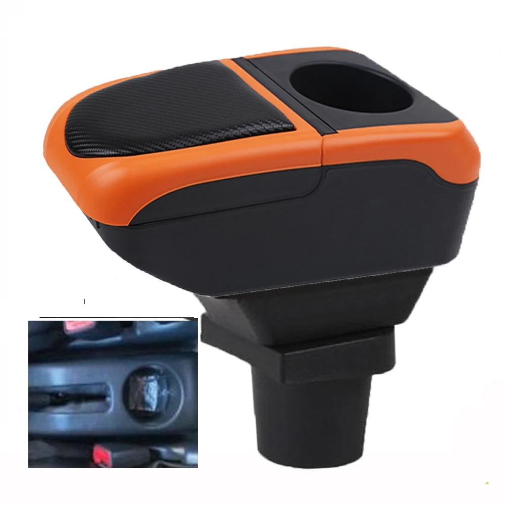 

For Car Toyota RAV4 Armrest Box Arm Elbow Rest Center Console Storage Case with Cup Holder USB Port