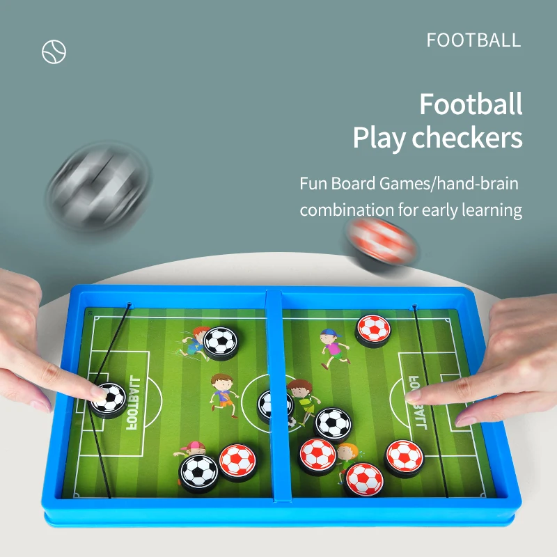 Table Football Board Game For Family Party Tabletop Soccer Play Ball Toys Kids Boys Sport Outdoor Portable Interactive Toys 2