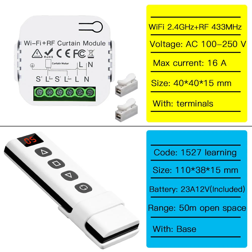 Zigbee-Motor de persiana enrollable para el hogar, cuerda de cortina  inteligente con Control de voz, temporizador de cuentas, TUYA, 8,4 V -  AliExpress