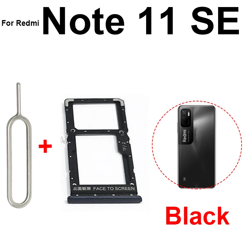 Sim Card Tray For Xiaomi Redmi Note 11SE 11E 11E Pro SIM Card Slot
