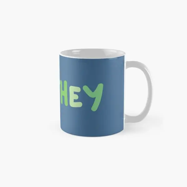 

She They Pronouns Classic Mug Handle Round Picture Tea Coffee Photo Cup Design Printed Drinkware Simple Image Gifts