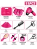 Kids Hair Dryer Playset Princess Pretend Play Makeup Set Suitable for children over 3 years old 2