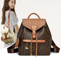 High Quality Cow Leather Women Backpack Fashion Luxury Ladies Travel knapsack Girls Shoulder School Bag Mochila