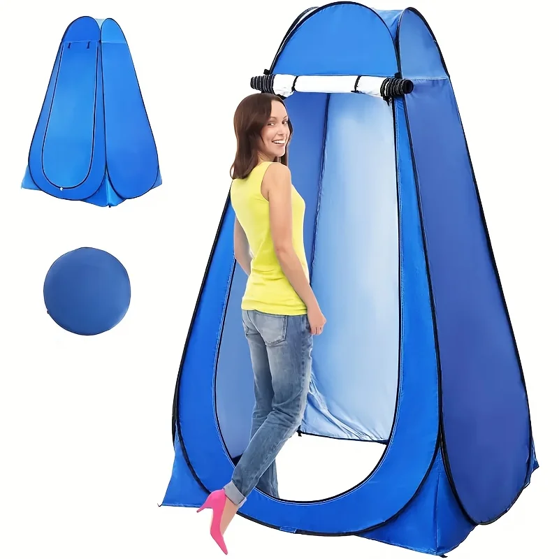 Portable Pop Up Privacy Tent with Spacious Changing Room Vanity Area Sunshade Shower Outdoor Camping Hiking Beach Toilet
