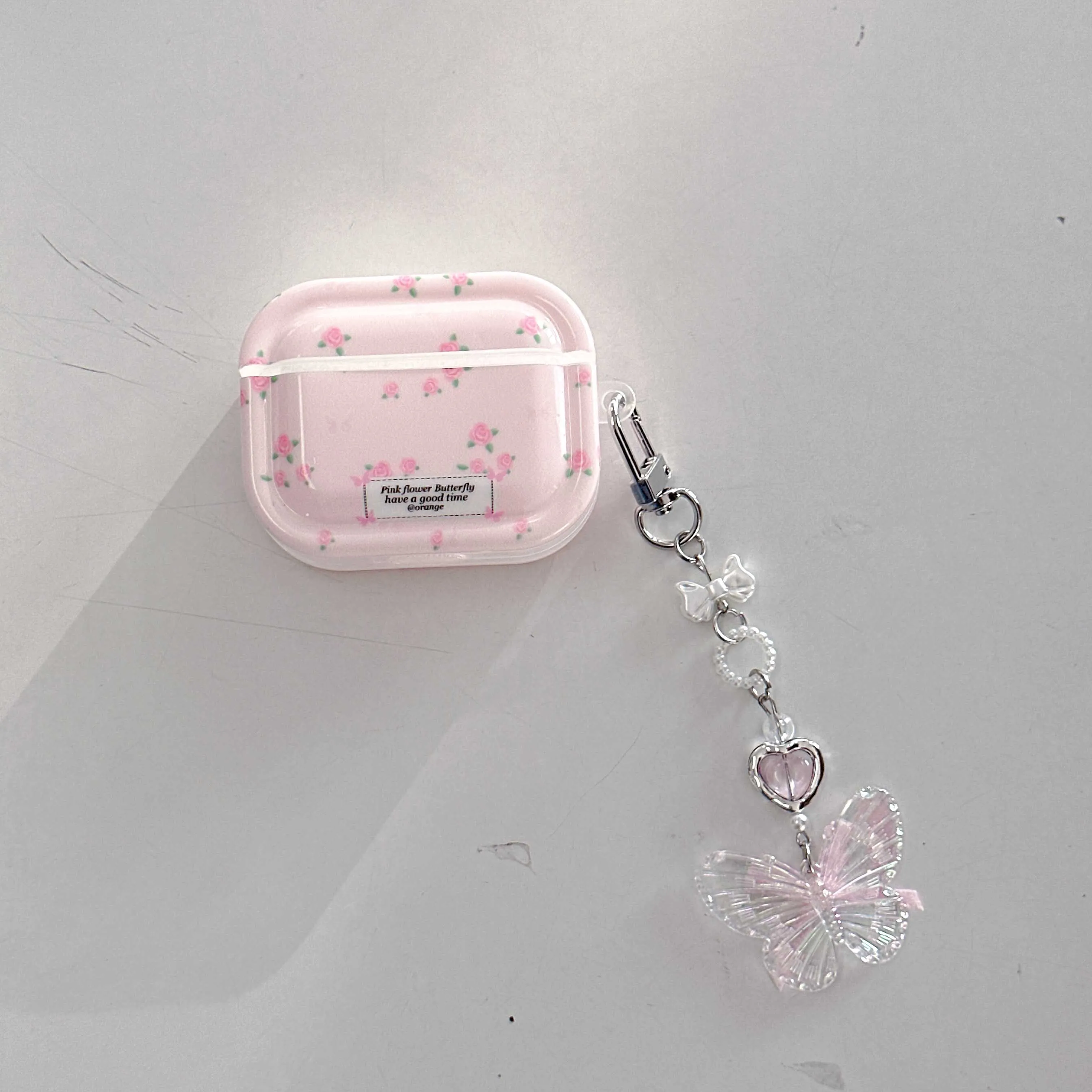 3D Butterfly Chain Earphone Cases For Airpods