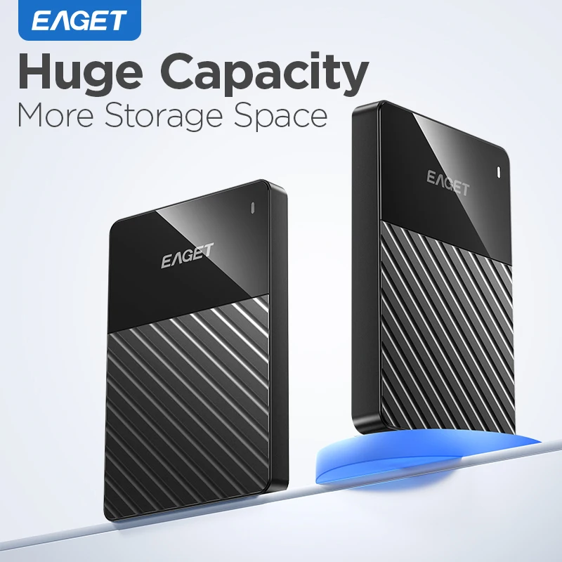 Eaget Portable External Hard Drive 5Gbps 250GB 320GB 500GB 1TB USB3.0 Storage Compatible for PC PS4 PS5 Laptop external hard drive hard drive