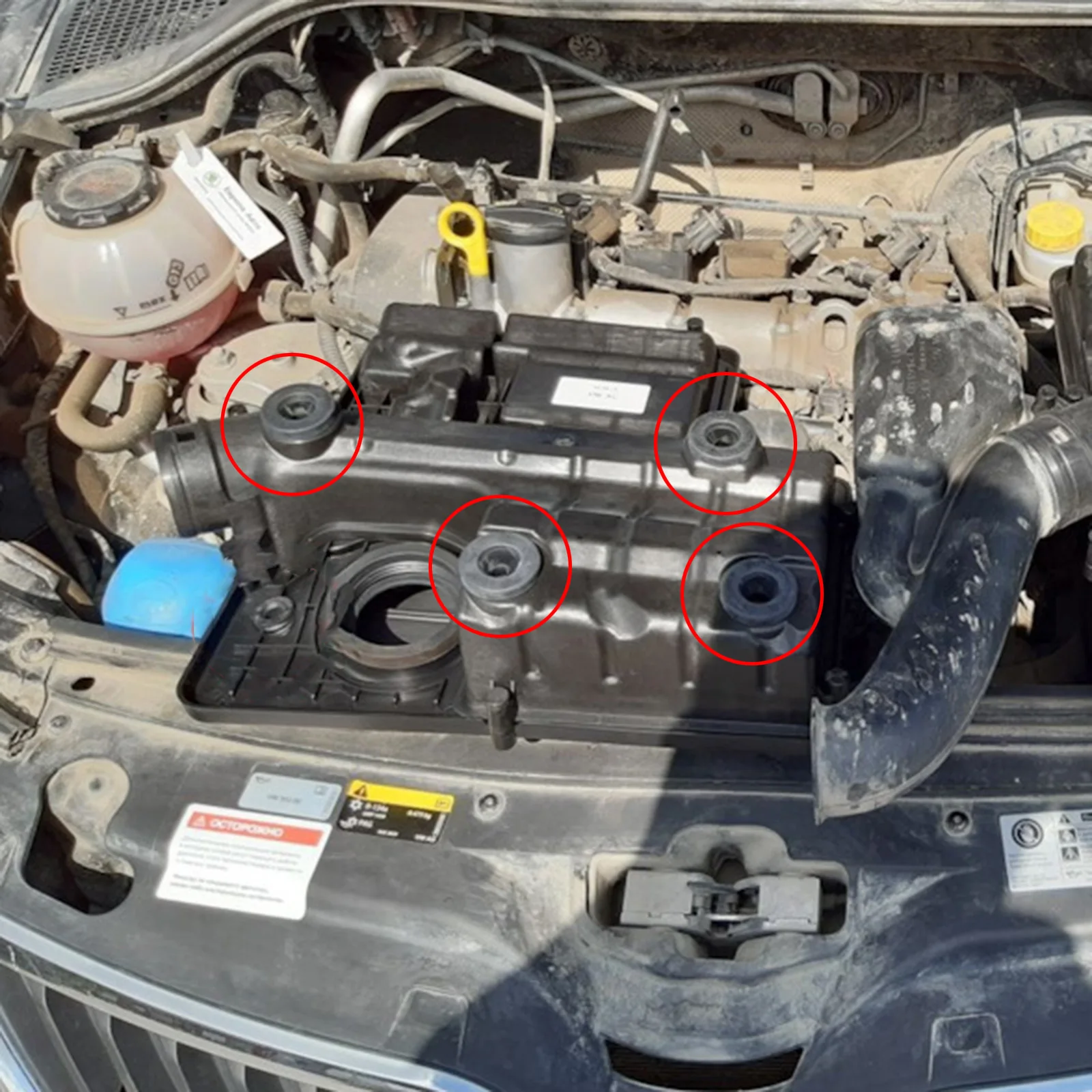 4x Air Filter Cleaner Buffer Housing Rubber Cover Bushing Mount For SEAT ALTEA AROSA CORDOBA IBIZA Inca Leon Toledo 036129689B