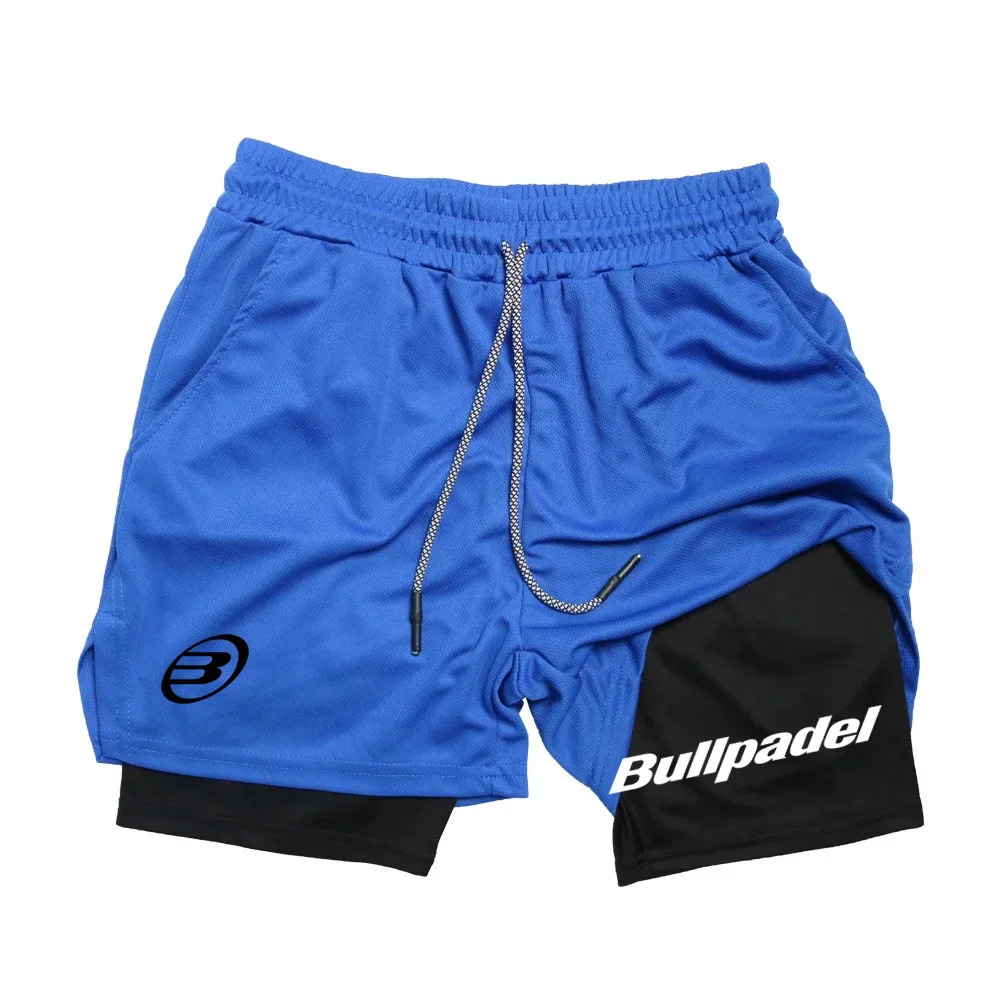 New Men's Sports Shorts Summer Men's Breathable Shorts Quick drying Outdoor Running Sports Leisure 2-in-1 Shorts 6
