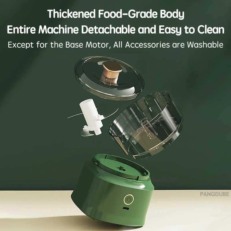 PANGDUBE 350ML Baby Food Mills Baby Food Maker Chopper Electric Mini Blender Supplement Machine Kitchen Gadgets