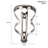 GUB Titanium Alloy Bike Cycling Bicycle Drink Water Bottle Holder Mount for Mountain Folding Bike Cage Bicycle Bottle Holder 5