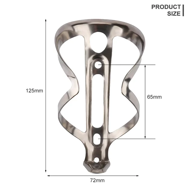 GUB Titanium Alloy Bike Cycling Bicycle Drink Water Bottle Holder Mount for Mountain Folding Bike Cage Bicycle Bottle Holder 5
