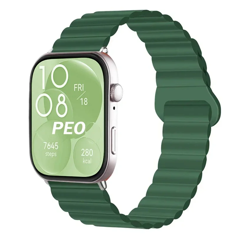 Magnetic Silicone Sport Band - Waterproof Watch Strap Bracelet Accessories