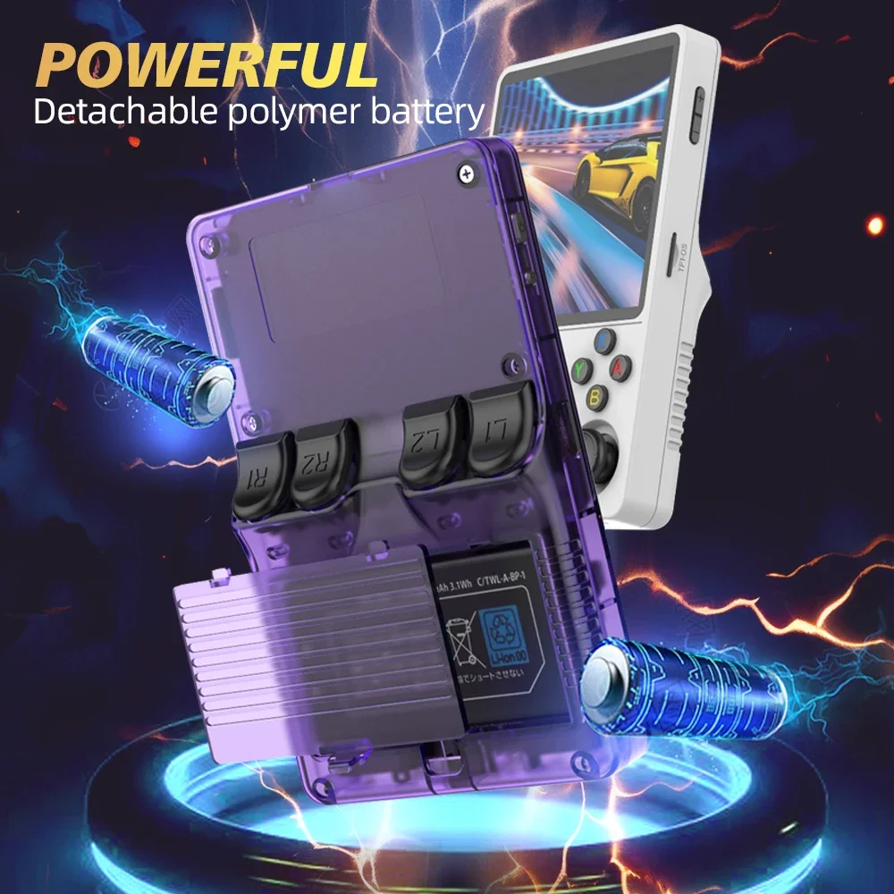 BOYHOM Big Screen R36PLUS Handheld Game Console 720*720 4 Inch IPS Screen WIFI Retro Gaming Opending Linux Children's Gifts