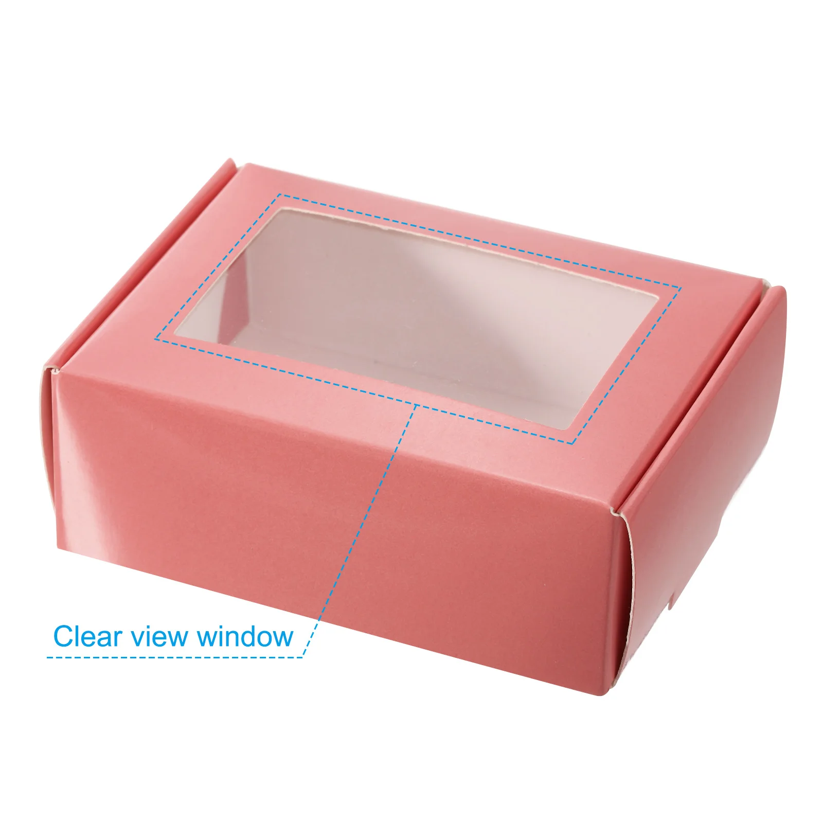 30-Pack Paper Soap Boxes with Transparent Window, Rectangle Foldable Packaging Holders ... - SKU PSB01028 - UGI Packaging