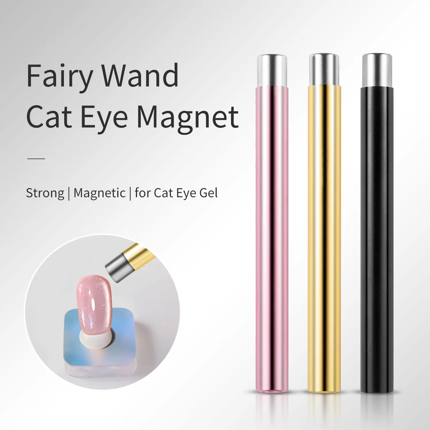 Strong Magnetic Force Cat Eye Nail Magnetic Stick Nail Art Magnetic Pen 3D Cat Eye Painting Nails Cat's Eye Nail Tools