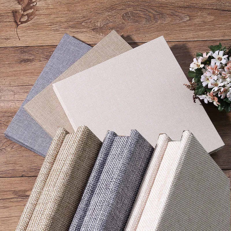 Linen Self Adhesive Photo Album for DIY Record Life