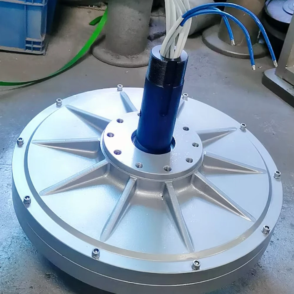 5000W Maglev Permanent Magnet Generator Turbine 180-500rpm Low Speed 220V 380V High Efficiency Energy Saving Easy to Install
