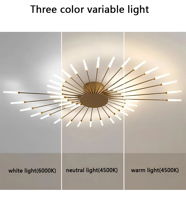 Ceiling Light - Modern Creativity Fireworks LED Chandeliers