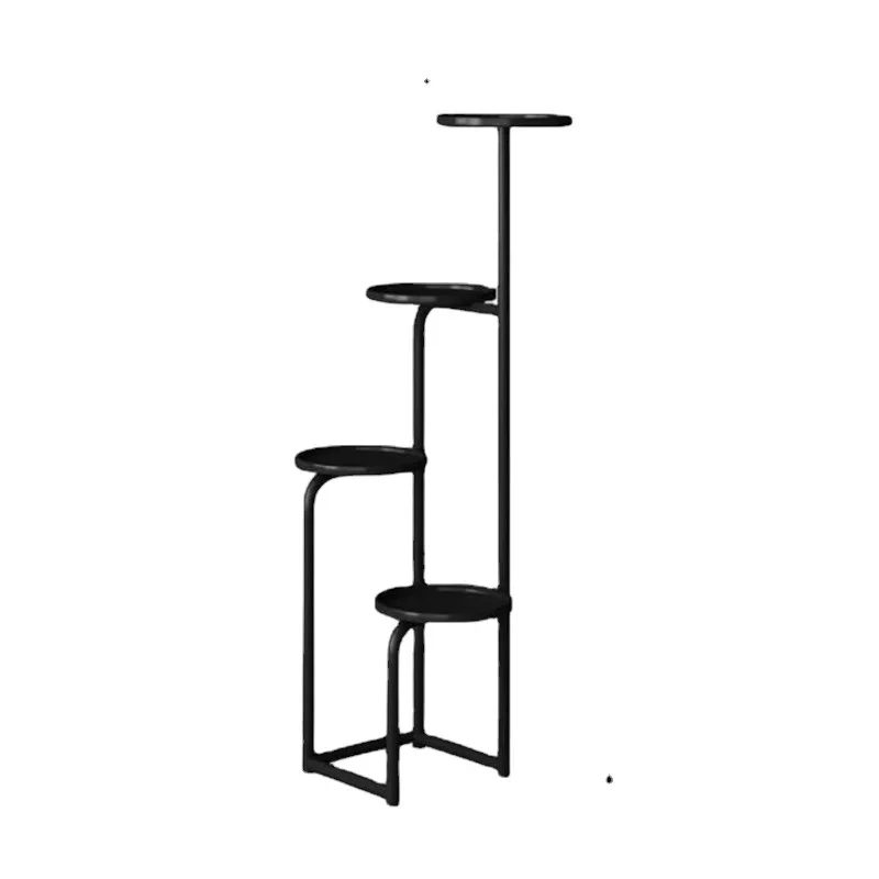 Multilayer Floor Flower Rack, Nordic Creative Stand for Flowers, Balcony Iron Plant Shells, Green Luo Decoration, Flower Holder