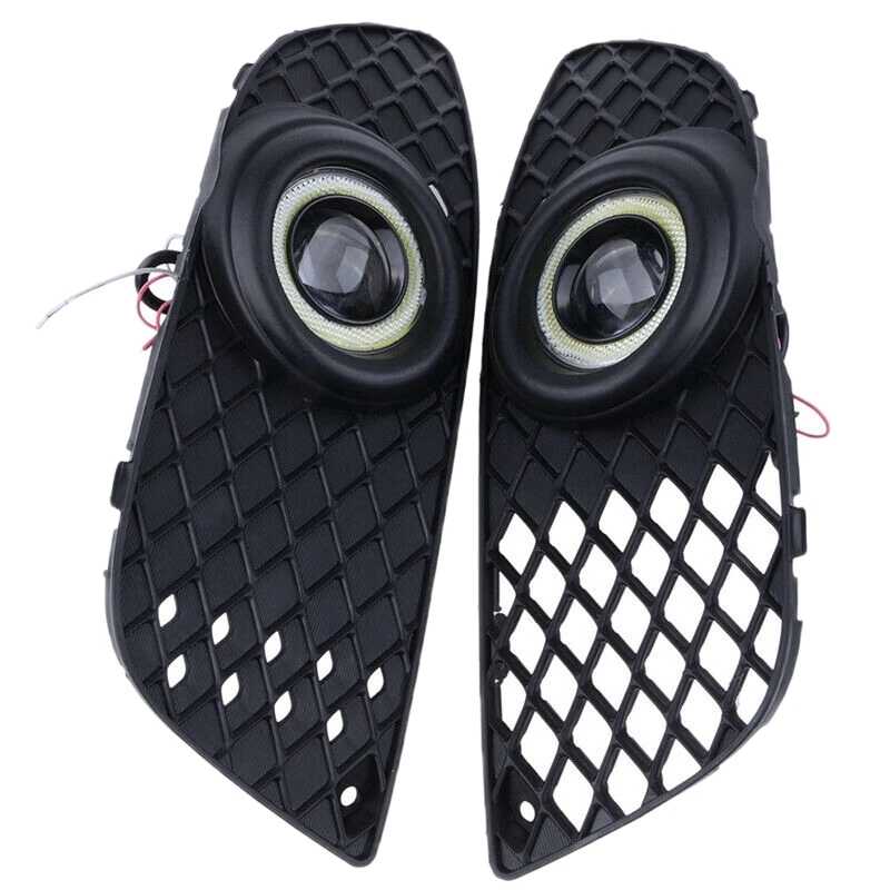

Car Grille Fog Light LED Lamp Angle Eye Cable Wiring For Mitsubishi Lancer 2008-2012
