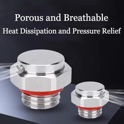 วาล์วระบายอากาศแบบป้องกันการระเบิด IP68 พร้อมเมมเบรนน้ำมัน, ปลั๊กระบายอากาศกันน้ำสแตนเลส 304 สำหรับการปรับสมดุลแรงดัน 2 ทาง 1