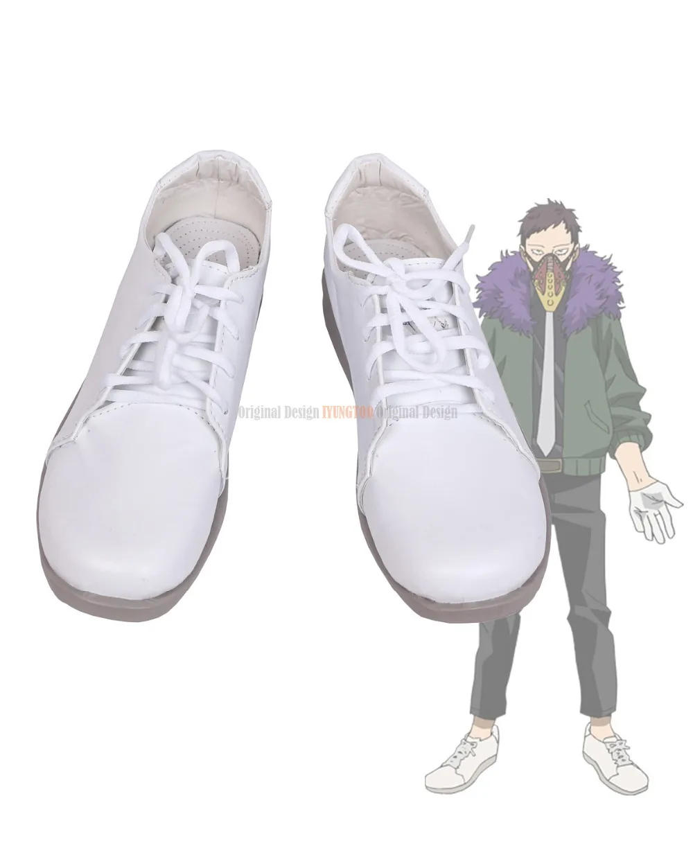 

Kai Chisaki Cosplay Shoes Boku no Hero Academia Cosplay White Shoes My Hero Academia Cosplay Custom Made