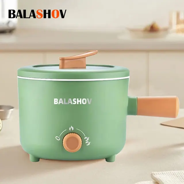 Cuisinière électrique appareil de cuisine Double couche maison pour marmite cuisson soupe chauffage multifonction cuisinière Mini casseroles antiadhésives 1