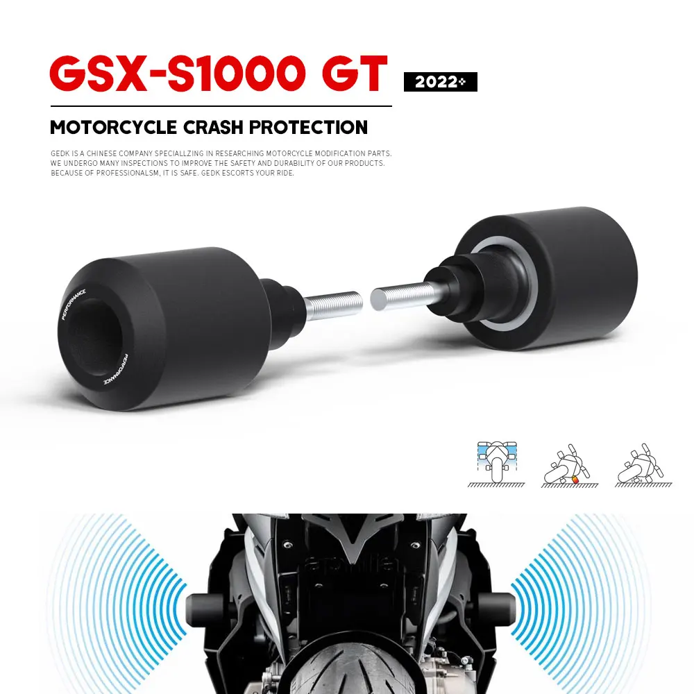 

Фоторамка ползунок защита от падения для SUZUKI GSXS1000GT 2022 2023 аксессуары для защиты от падения мотоцикла