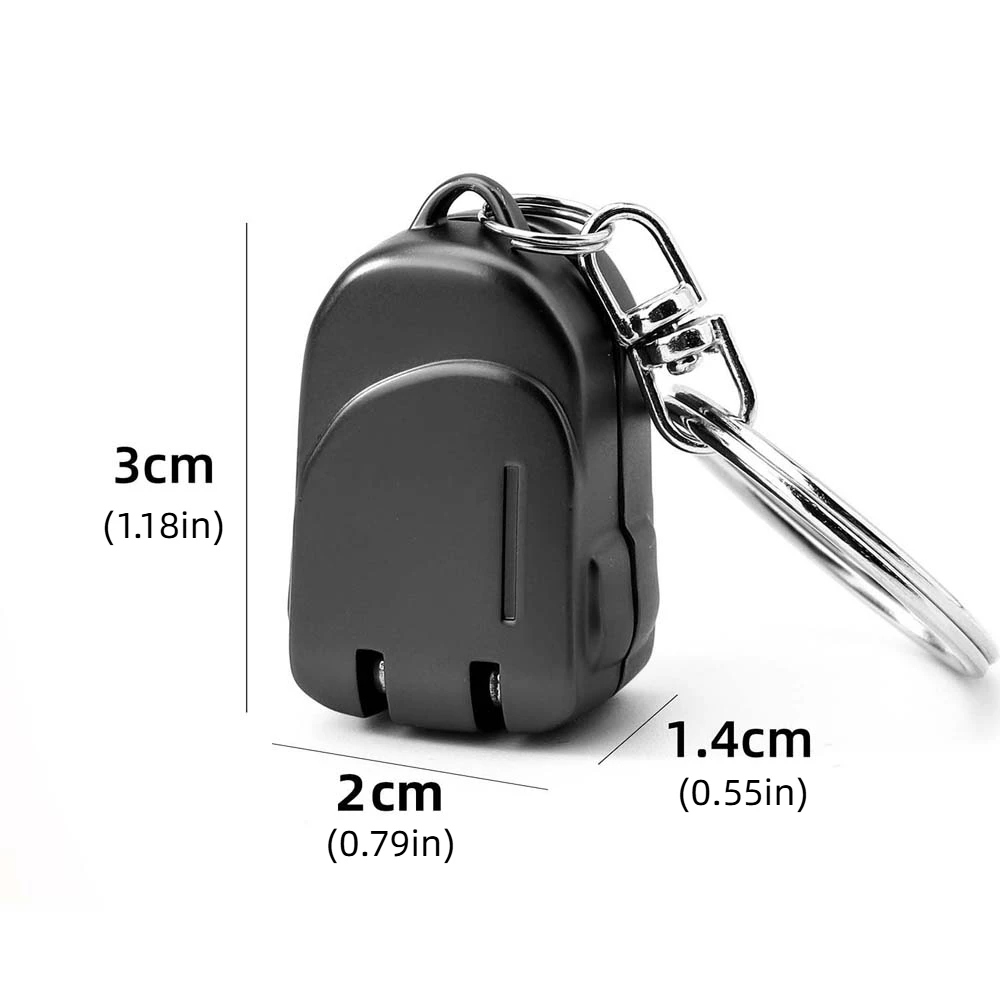 Stainless Steel Mini Nail Clipper Keychain Bag Pendant Car Key Decor Mini Nail File Manicure Foldable Fingernail Clipper Travel